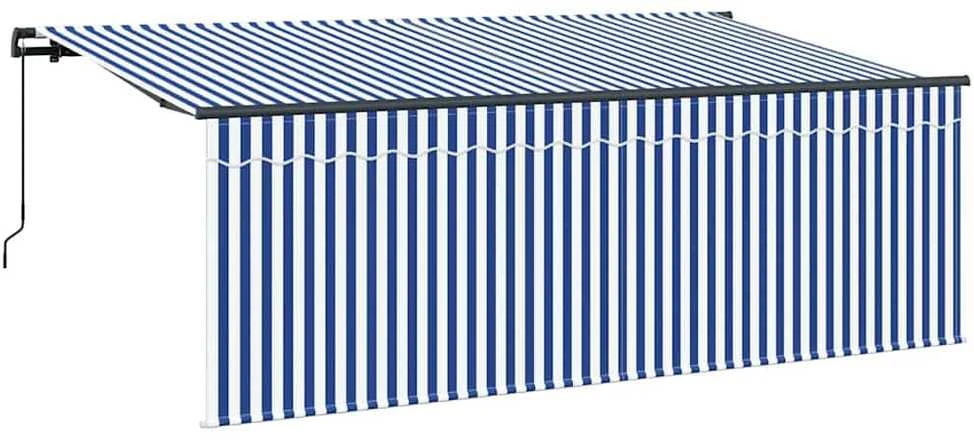 Ištraukiama markizė Mėlyna ir balta 400 x 200 cm