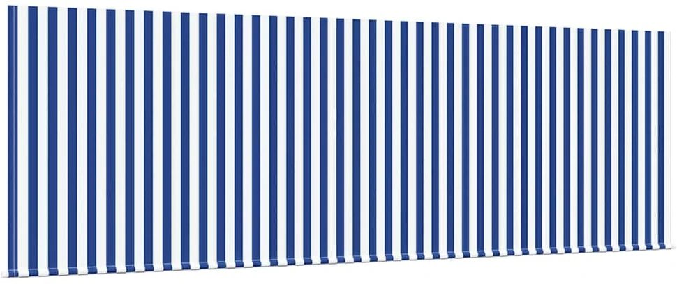 Ištraukiama markizė Mėlyna ir balta 400 x 200 cm
