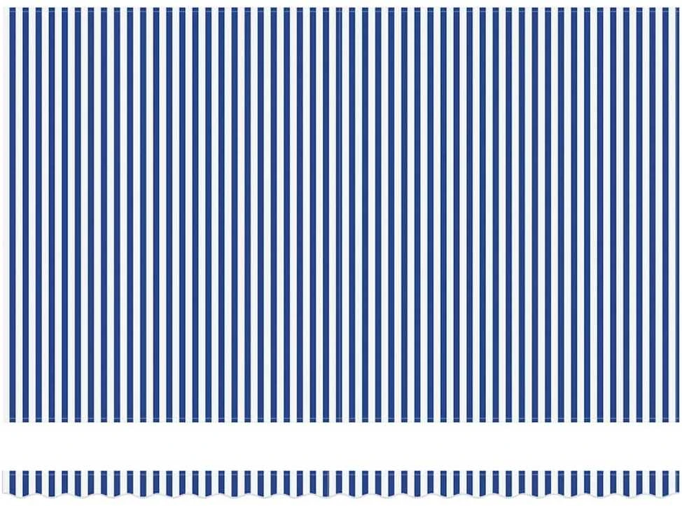 Markizės rėmas Mėlyna ir balta 500 × 300 cm