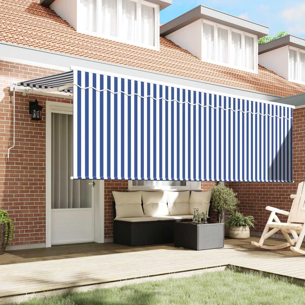 Ištraukiama markizė Mėlyna 350 x 200 cm audinys