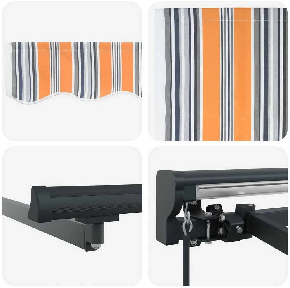 Markizės rėmas Mėlynas ir Oranžinis 350 x 250 cm
