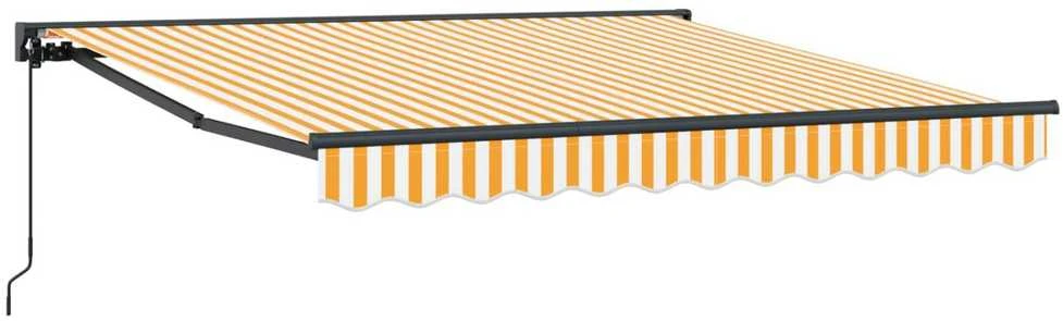 Markizės rėmas Geltona ir balta 350 x 250 cm