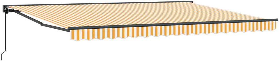 Markizės rėmas Geltona ir balta 450 × 300 cm