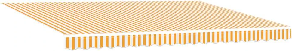 Markizės rėmas Geltona ir balta 450 × 300 cm