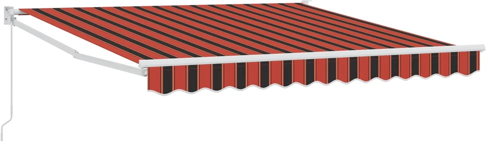Ištraukiama markizė Oranžinė ir ruda 300 x 250 cm