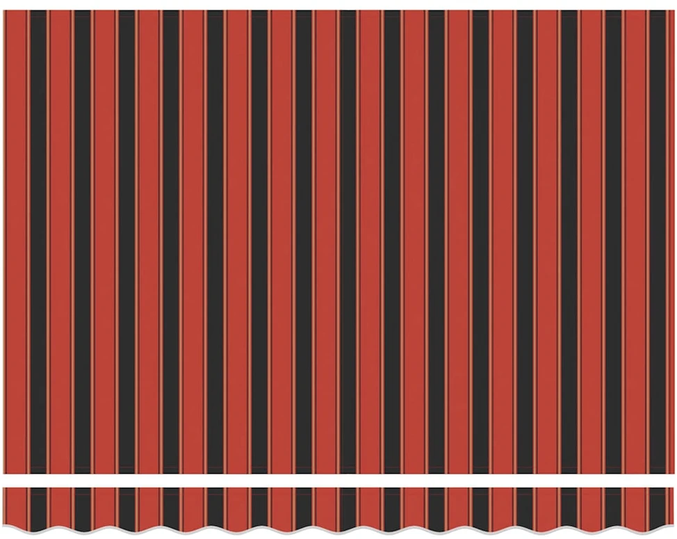Ištraukiama markizė Oranžinė ir ruda 300 x 250 cm Poliesteris