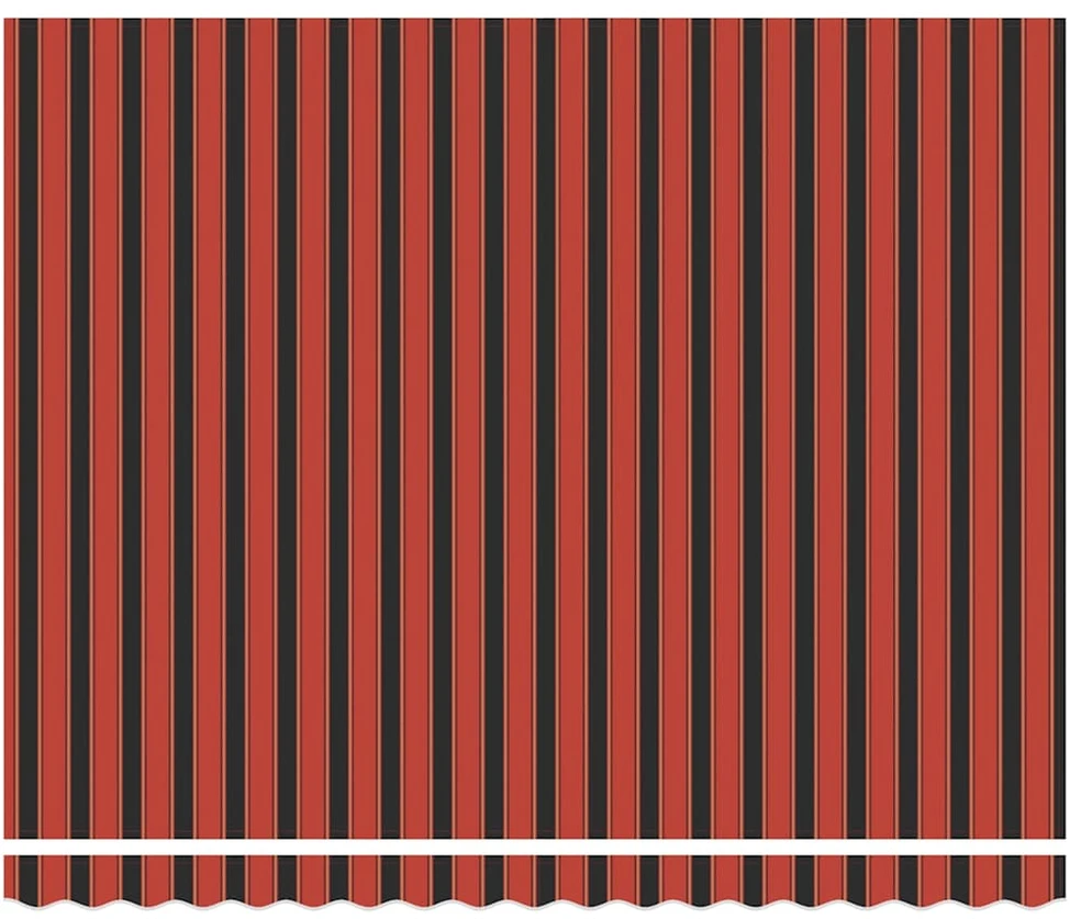 Ištraukiama markizė Oranžinė ir ruda 400 × 300 cm