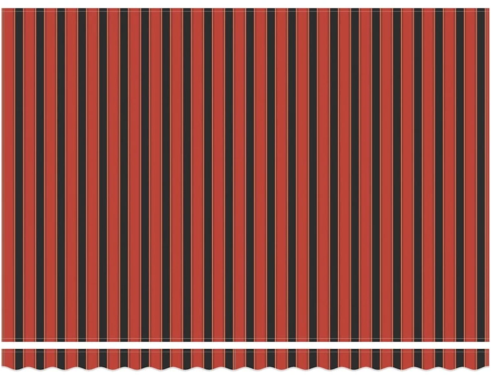 Ištraukiama markizė Oranžinė ir ruda 450 x 300 x 165 cm