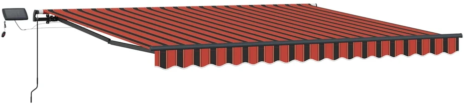 Ištraukiama markizė oranžinė ir ruda 450 × 350 cm