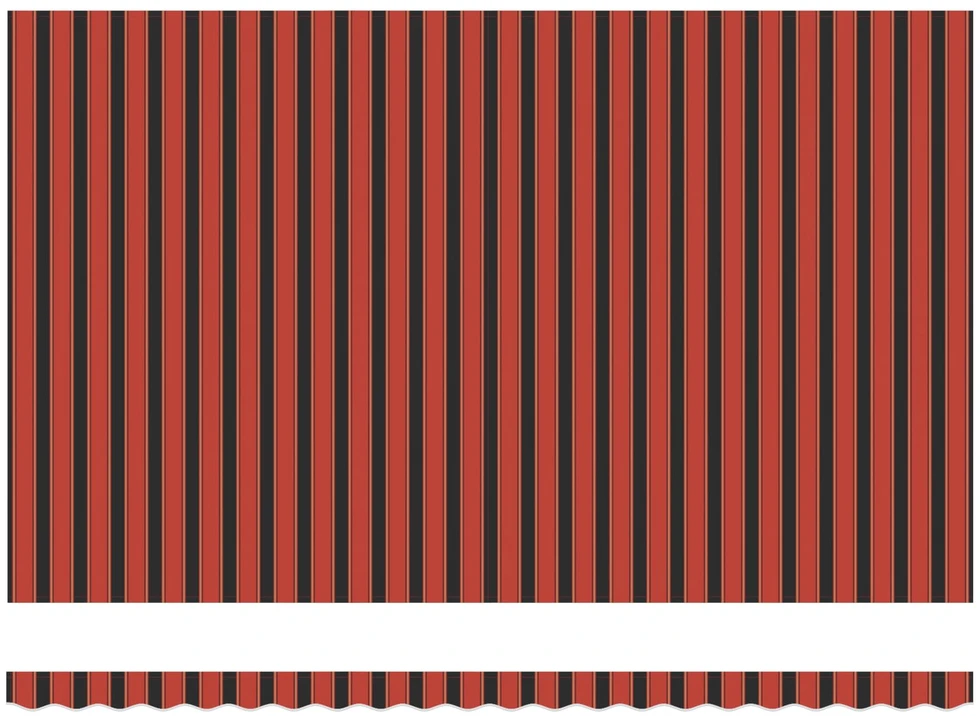 Ištraukiama markizė oranžinė ir ruda 500 × 300 cm