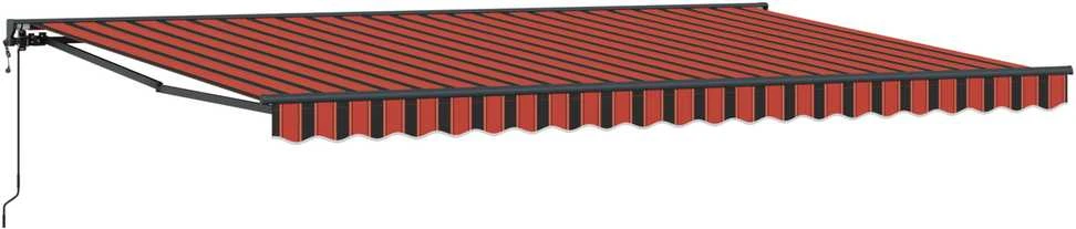 Markizės rėmas Oranžinis ir Juodas 500 × 300 cm