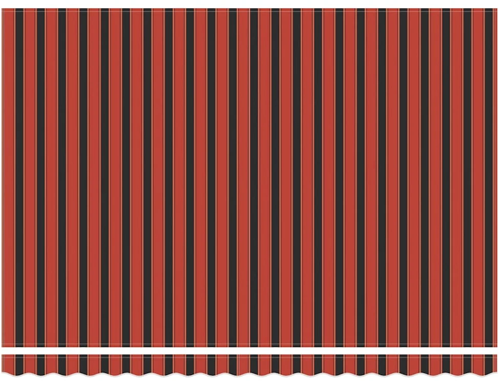 Ištraukiama markizė, oranžinė/ruda, 4,5x3m, audinys/aliuminis