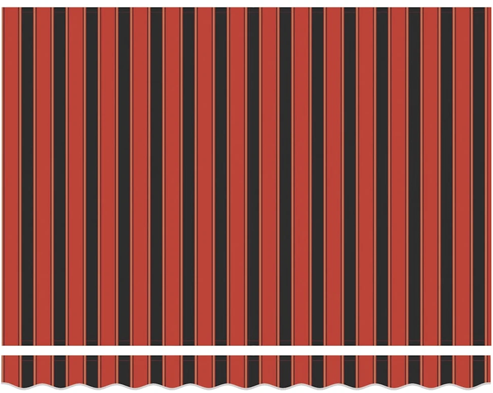 Ištraukiama markizė, oranžinė/ruda, 3,5x2,5m, audinys/aliuminis