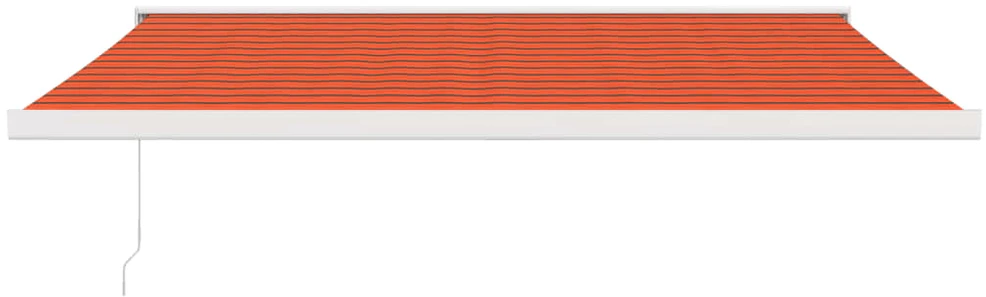 Ištraukiama markizė, oranžinė/ruda, 4,5x3m, audinys/aliuminis
