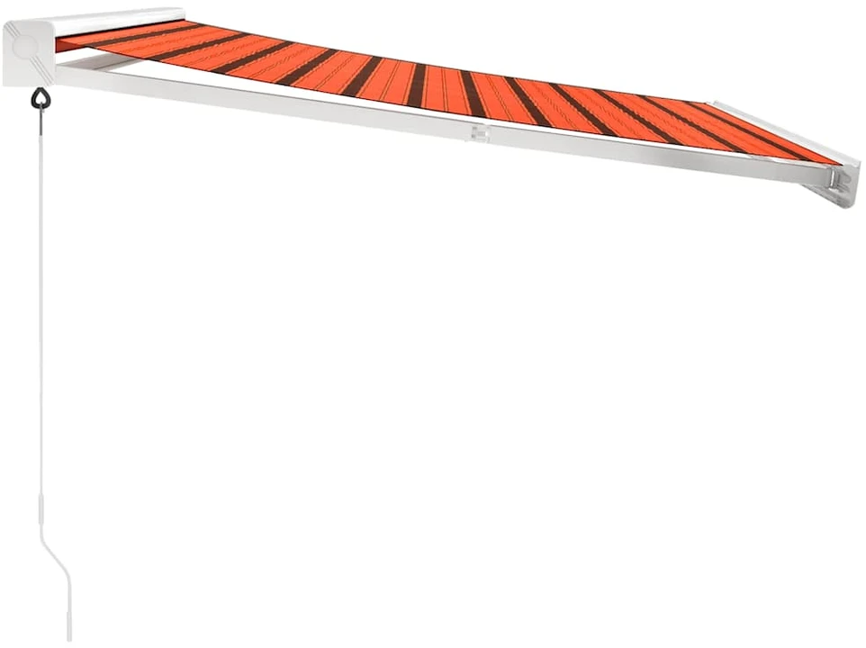 Ištraukiama markizė, oranžinė/ruda, 3,5x2,5m, audinys/aliuminis