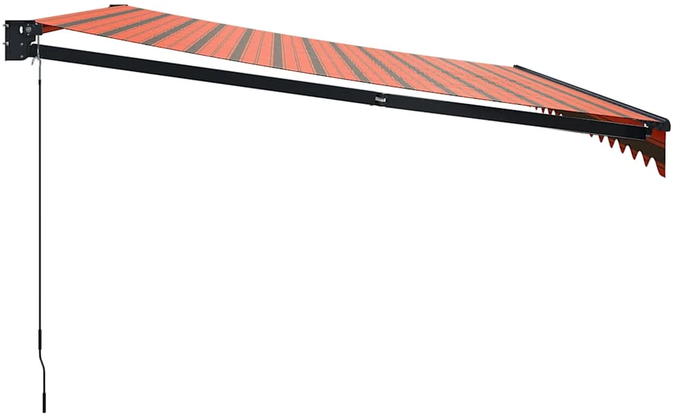 Ištraukiama markizė, oranžinė/ruda, 4x3m, audinys ir aliuminis