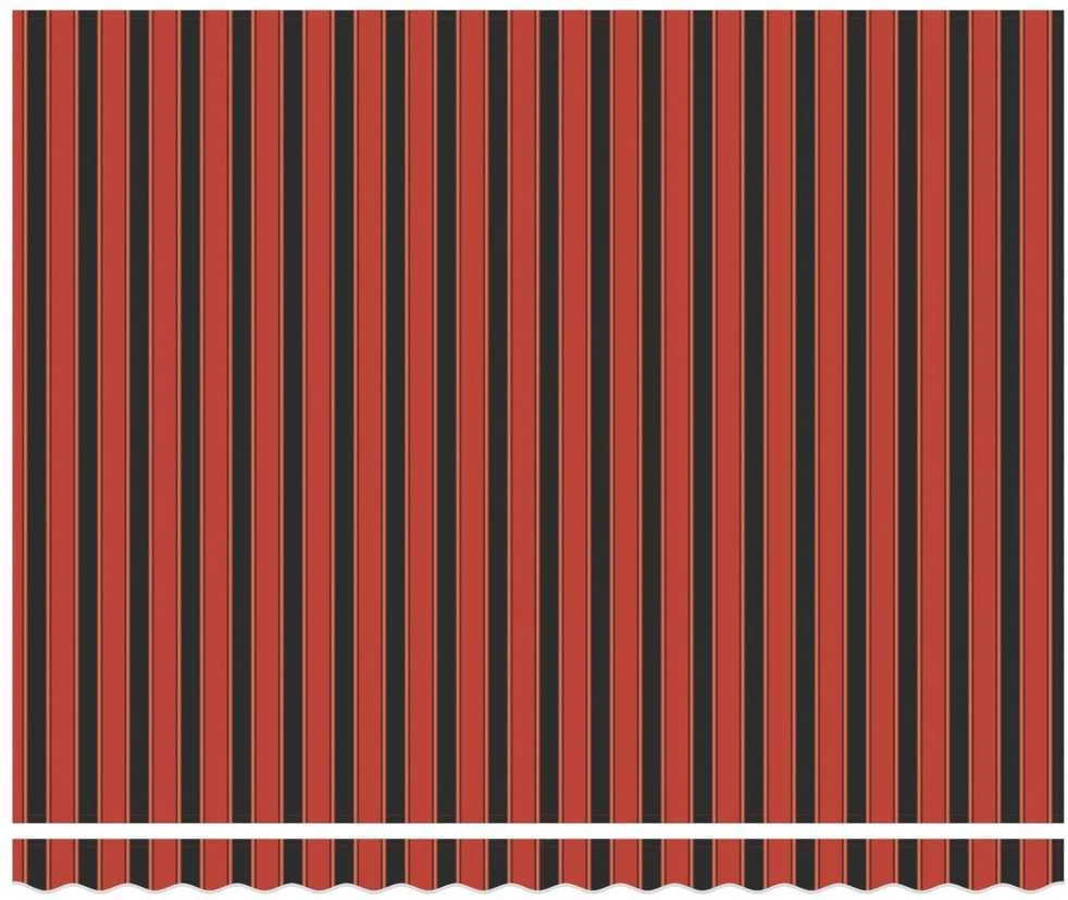 Ištraukiama markizė Oranžinis ir Juodas 400 × 300 cm