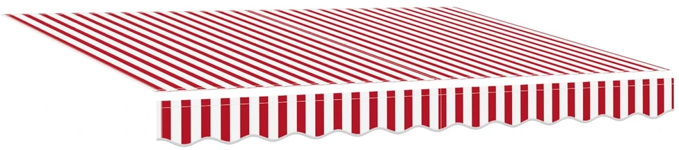 Ištraukiama markizė Raudona ir balta 350 x 250 cm