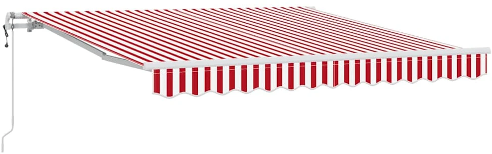Ištraukiama markizė Raudona ir balta 350 x 250 cm