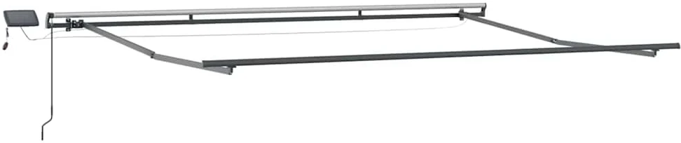 Ištraukiama markizė Raudona ir balta 400 × 350 cm