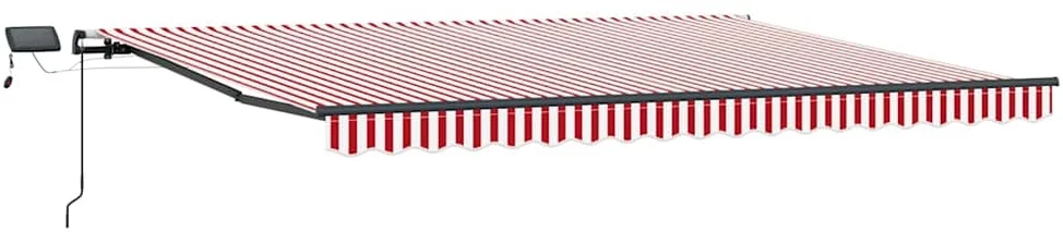 Ištraukiama markizė Raudona ir balta 400 × 350 cm