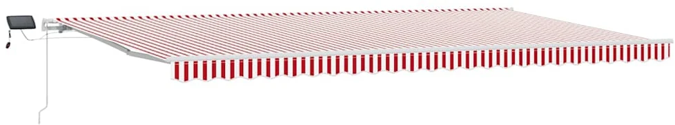 Ištraukiama markizė Raudona ir balta 600 × 300 cm