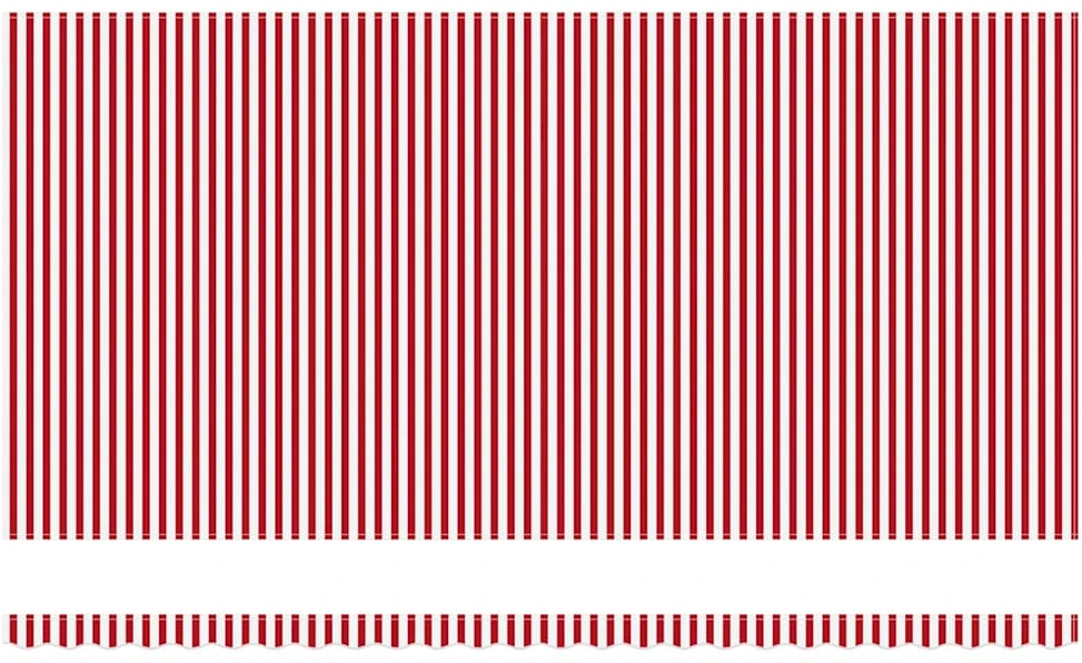 Ištraukiama markizė Raudona ir balta 600 × 300 cm
