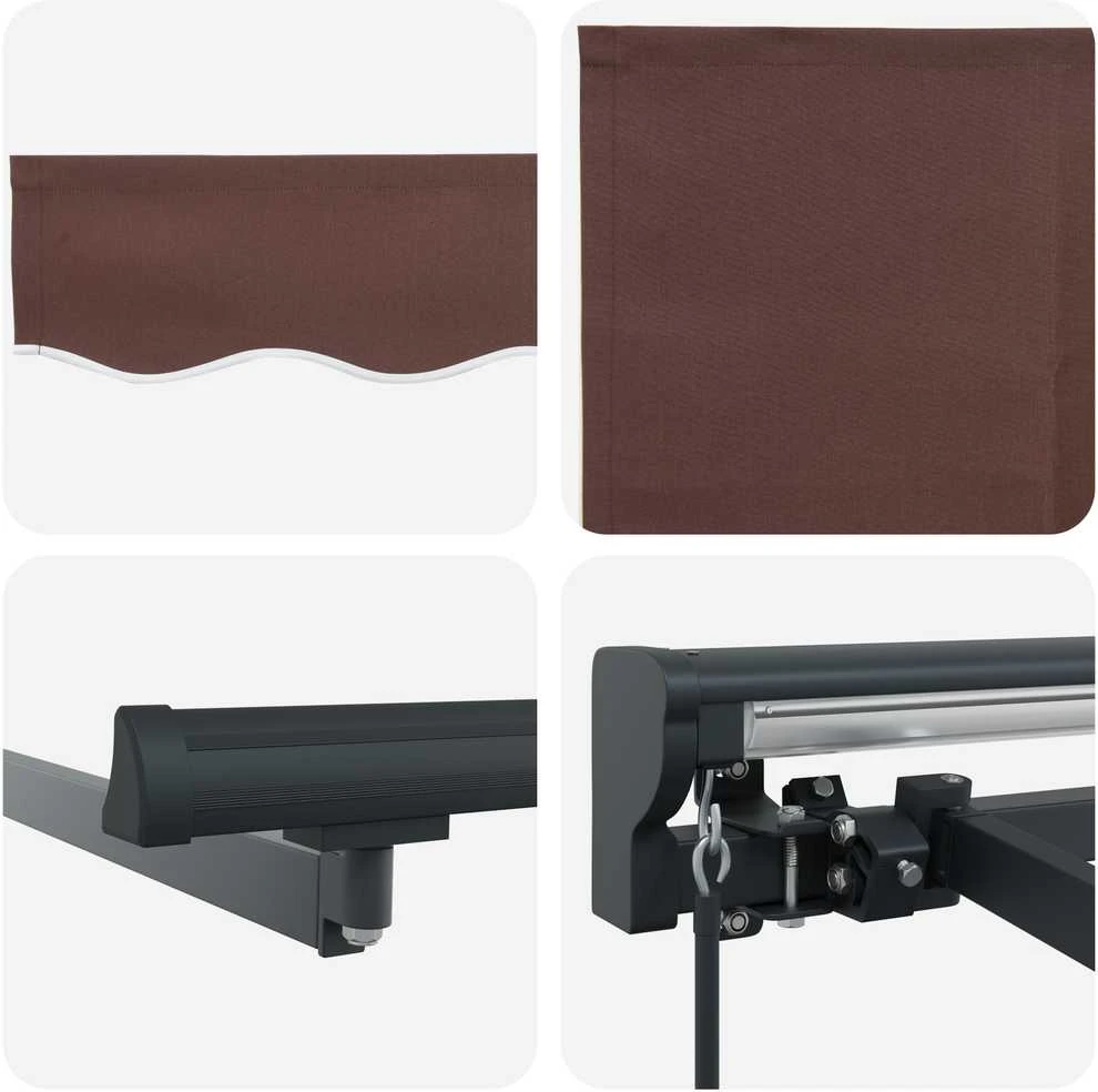 Markizės rėmas Ruda 300 x 250 cm Poliesteris su PU danga
