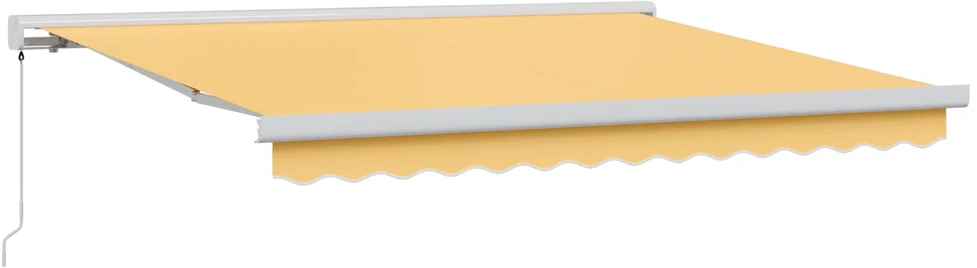 Ištraukiama markizė Smėlio 350 x 250 cm Audinys ir aliuminis