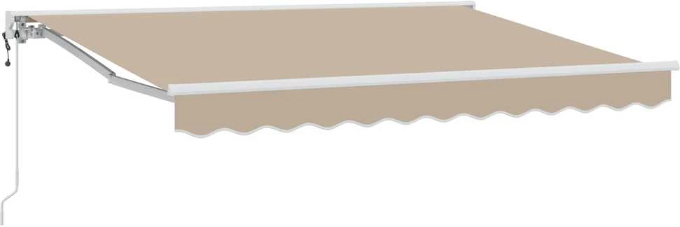 Markizės rėmas Smėlio 350 x 200 cm Poliesteris su PU danga