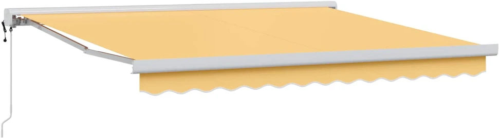 Ištraukiama markizė Smėlio 450 × 300 cm Audinys ir metalas