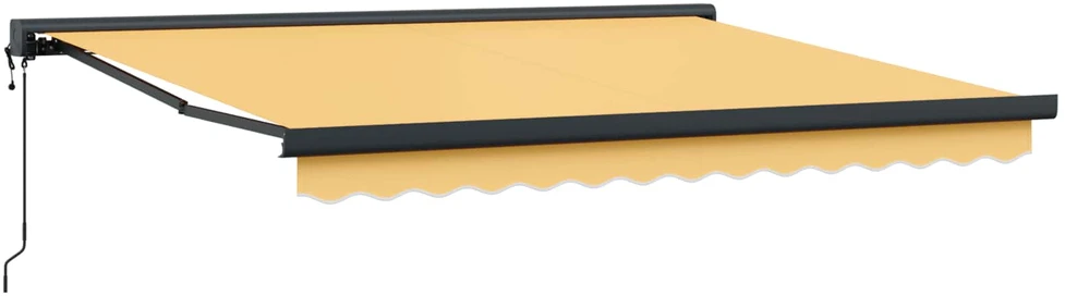 Ištraukiama markizė Smėlio 500 × 300 cm Audinys ir metalas