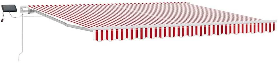 Ištraukiama markizė Raudona ir balta 400 × 300 cm