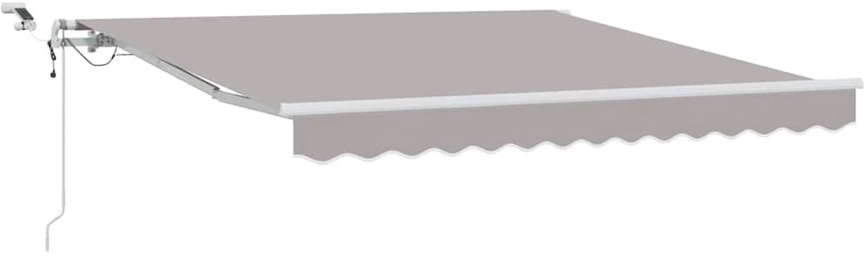 Ištraukiama markizė Šviesiai pilka 300 x 250 cm Poliesteris