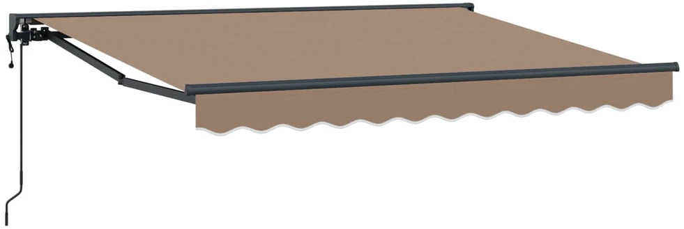 Ištraukiama markizė Taupe 3 x 2,5 m Poliesteris ir aliuminis