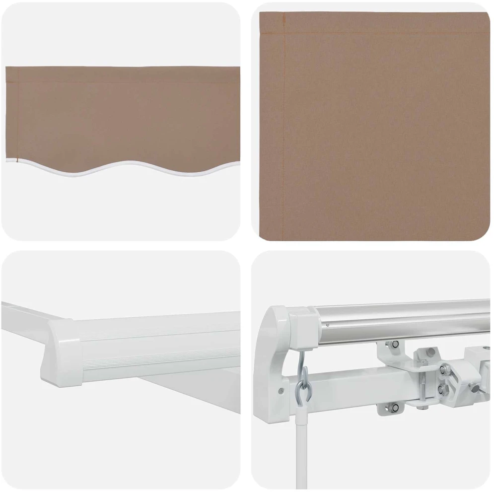 Ištraukiama markizė Taupe 4 x 2 m audinys