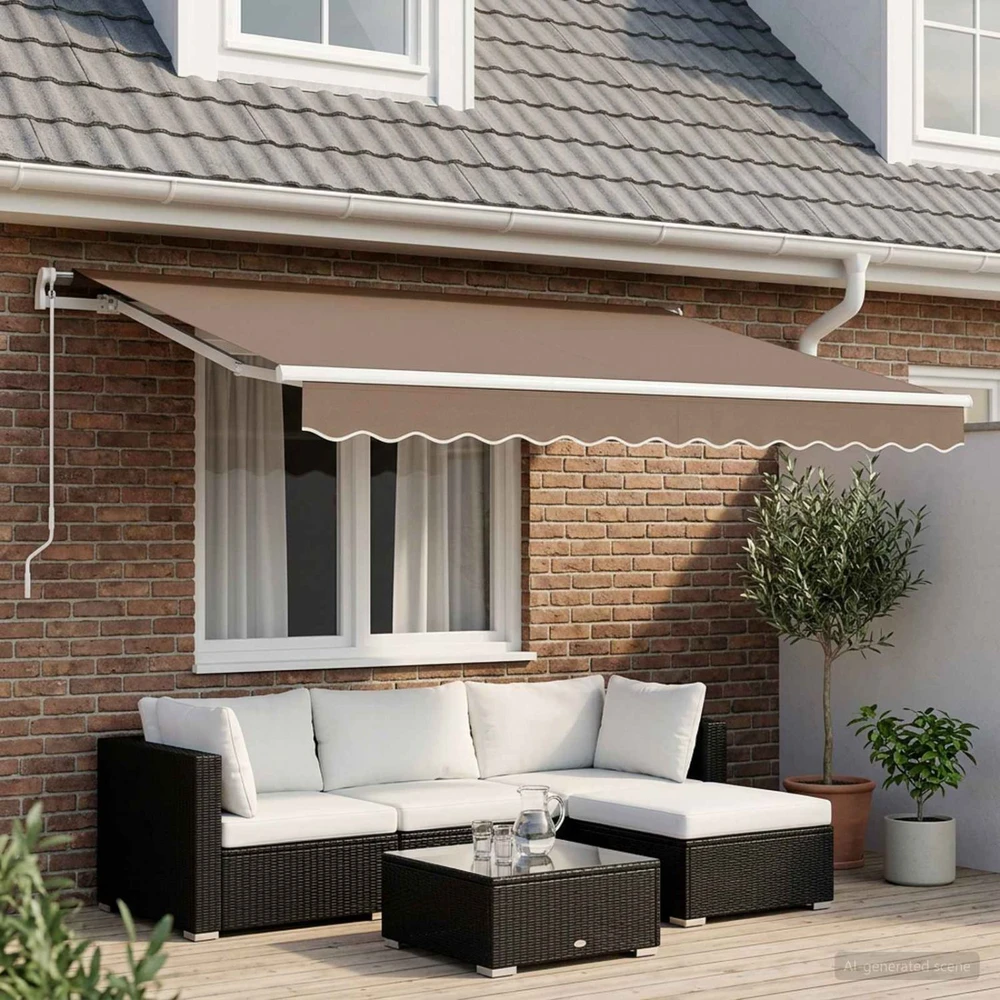 Ištraukiama markizė Taupe 4 x 2 m audinys