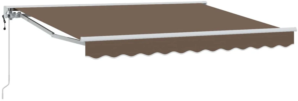 Ištraukiama markizė Taupe 4 x 2 m Poliesteris ir aliuminis
