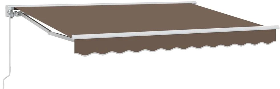 Ištraukiama markizė Taupe 4 x 2 m Poliesteris ir aliuminis