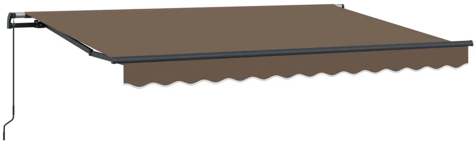 Ištraukiama markizė Taupe 450 × 350 cm Poliesteris ir aliuminis