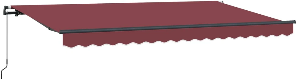 Ištraukiama markizė Vyšninė 350 x 200 cm audinys