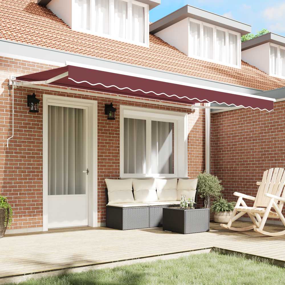 Markizės rėmas Vyšninė 350 x 200 cm Poliesteris su PU danga