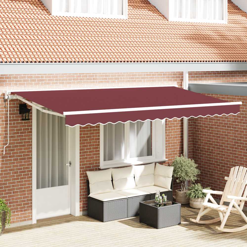 Markizės rėmas Vyšninė 350 x 200 cm Poliesteris su PU danga