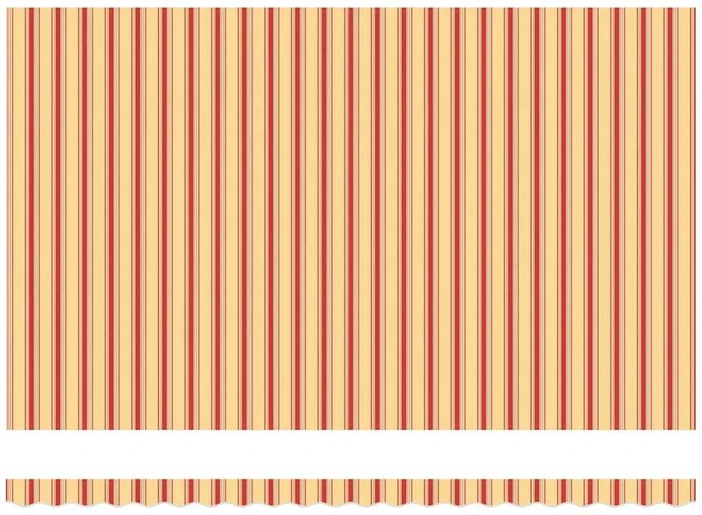 Ištraukiama markizė Geltona ir Oranžinė 500 × 350 cm