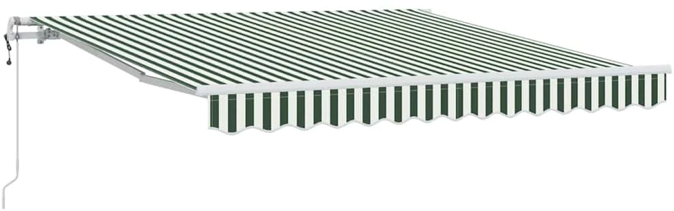 Ištraukiama markizė Žalia ir balta 300 x 250 cm