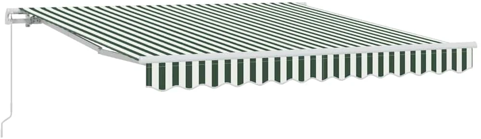 Ištraukiama markizė Žalia ir balta 350 x 250 cm