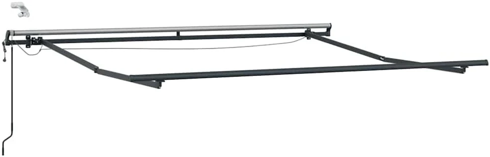 Ištraukiama markizė Žalia ir balta 350 x 250 cm Poliesteris