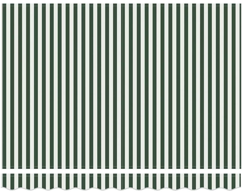 Ištraukiama markizė Žalia ir balta 350 x 250 cm
