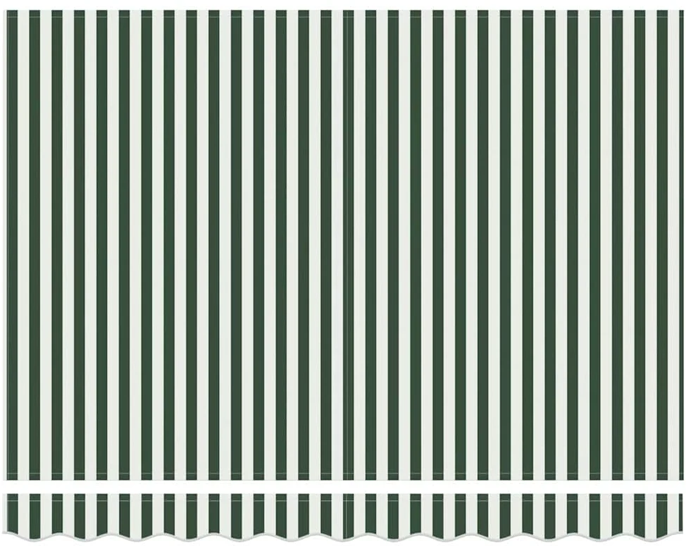Ištraukiama markizė Žalia ir balta 350 x 250 cm