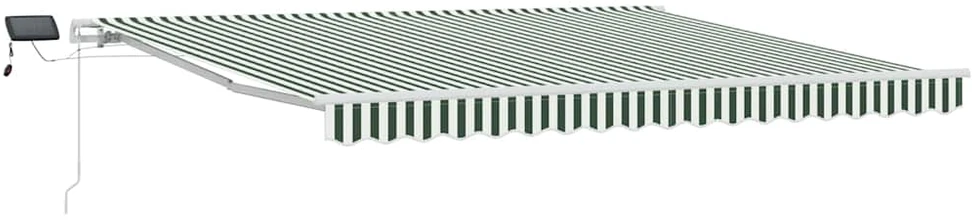Ištraukiama markizė Žalia ir balta 400 × 300 cm